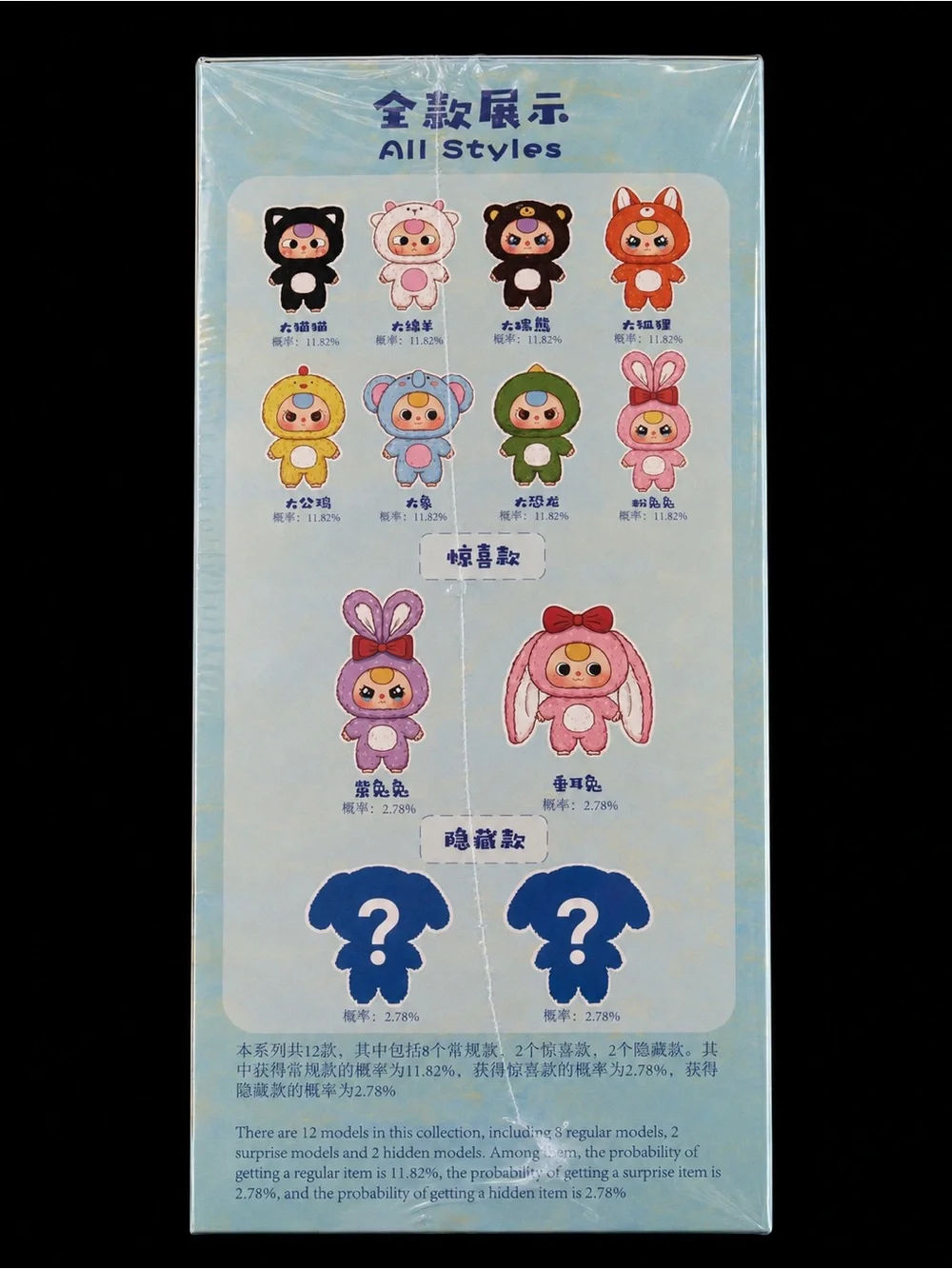 Baby Three 400% Big Baby Blind Pack Collectible Figure ABS/Polyester (SEALED)
